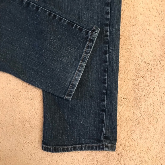 Cosmopolitan Denim Blue Jeans Womens Size 14 Straight Leg Super Stretch - Picture 11 of 13